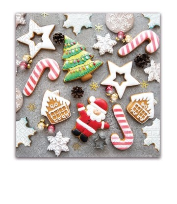 Special Christmas Biscuits 3-ply Paper Napkins 33X33cm 20ct