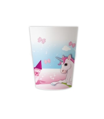 Pink Unicorn Party Reusable Cups 230 ml. 2ct