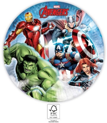 Marvel Avengers 23cm Paper Plate 8ct
