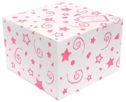 Balloon Box Pink (370 x 370 x 245) (Pack of 25)