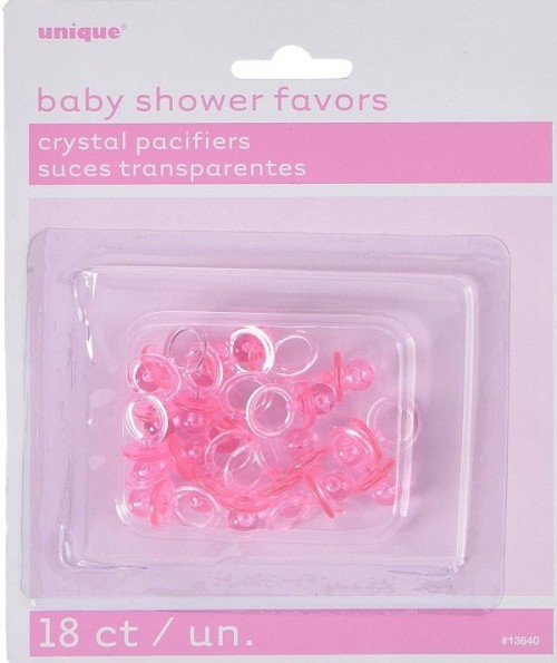 Pink Crystal Pacifiers  - 18ct