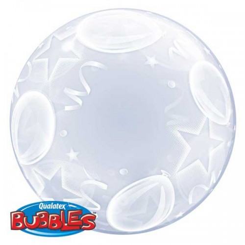 Balloons & Stars 24" Deco Bubble