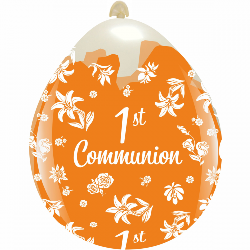 First Communion 18" Clear Stuffing Balloon 10ct