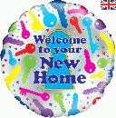 Welcome to your New Home - 18" foil balloon