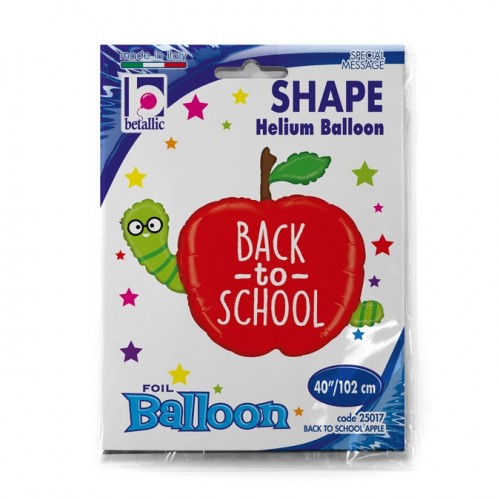 Back To School Apple 40" Foil Balloon