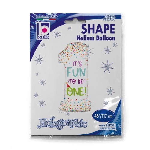 Fun to be One 46" Supershape Foil Balloon
