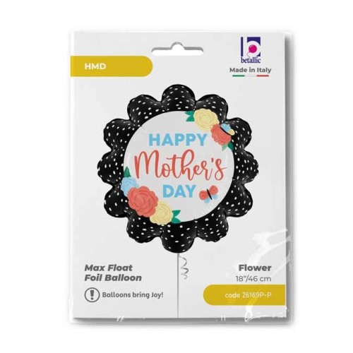 Mothers Day Butterfly Dots 18" Foil Balloon