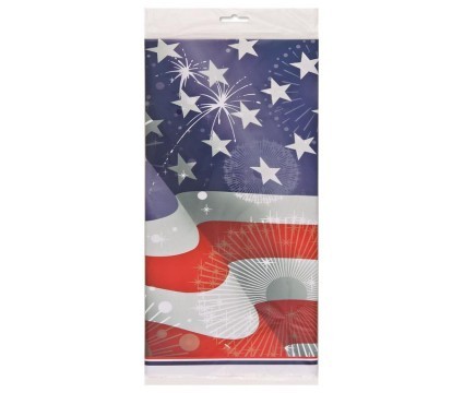 Old Glory Plastic Tablecover