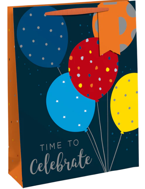 Time to Celebrate Medium Gift Bag (Pack of 6)