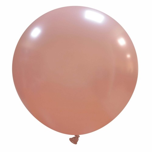 32" Rose Gold Metallic Latex Balloon 1ct