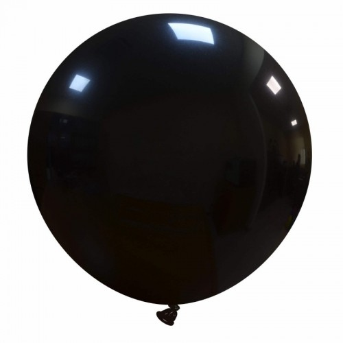 32" Black Latex Balloon 1ct