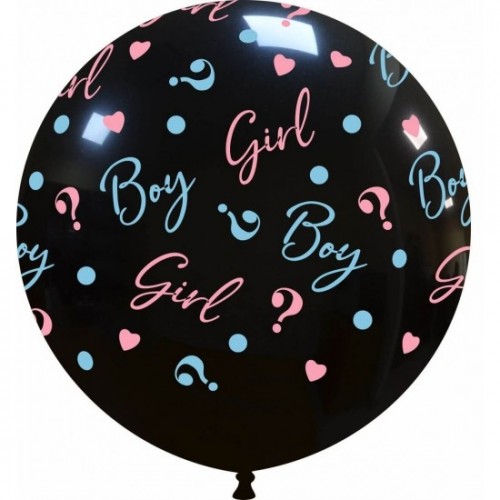 Boy or Girl? Gender Reveal 24" Latex Balloon 1ct