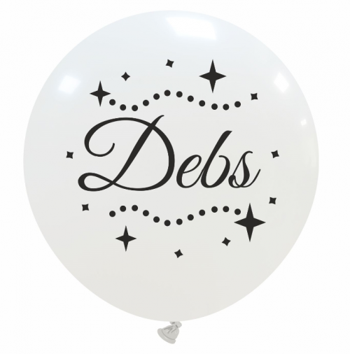 Debs - Two Sided Print 32" Latex Balloon