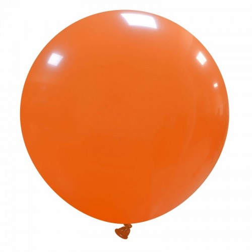 32" Orange Latex Balloon 1ct
