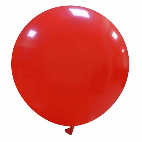 32" Dark Red Latex Balloon 1ct