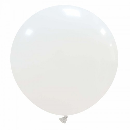 32" White Latex Balloon 1ct