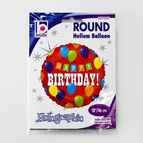 Birthday Party 18" Foil Balloon
