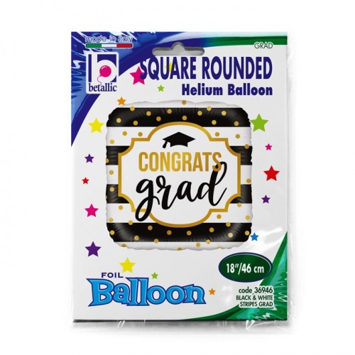 Congrats Grad Square 18" Foil Balloon