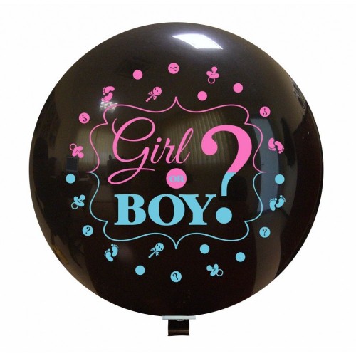 Boy or Girl? Gender Reveal 36" Latex Balloon 1ct