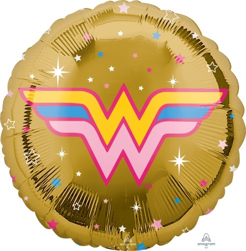 Gold Wonder Woman 18" Foil Balloon