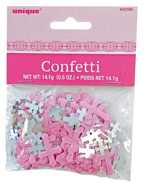 Communion Foil Confetti Pink 0.5oz - Radiant Cross