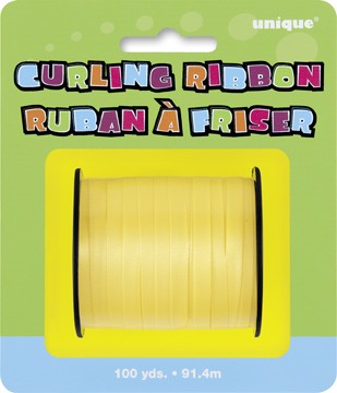 Yellow Curling Ribbon - 100yds