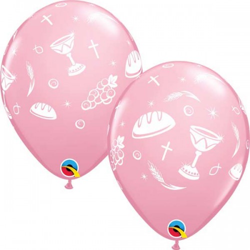 Communion Elements Pink - 11" Latex Balloon (25CT)
