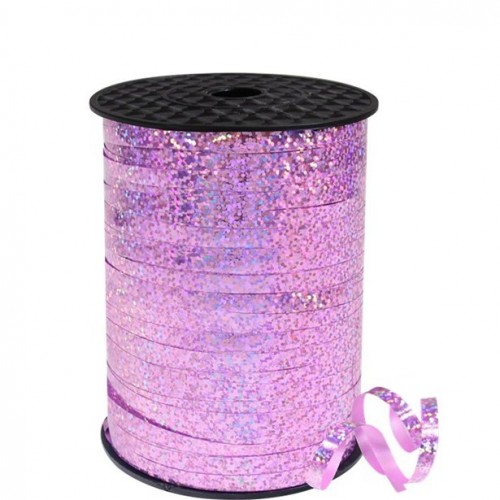 Light Pink 5mm x250yds Holographic Curling Ribbon 