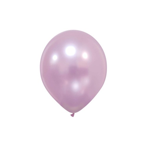 Superior 5" Metallic Pro Soft Pink Latex Balloons 100ct