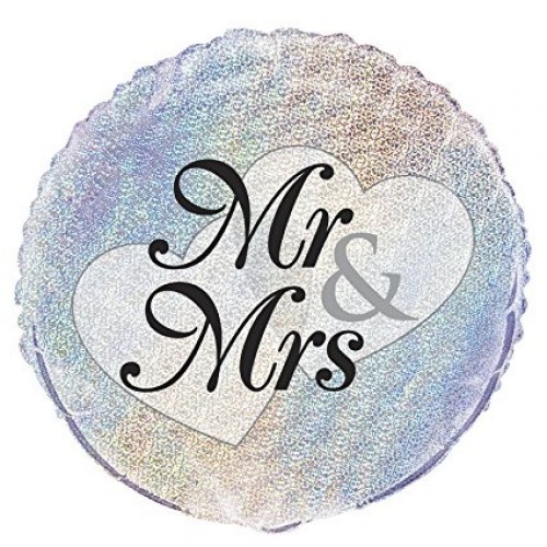 Mr & Mrs - 18" Foil Balloon