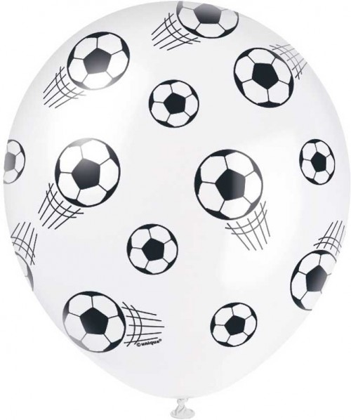 3D Soccer 5CT 12" Latex Balloons