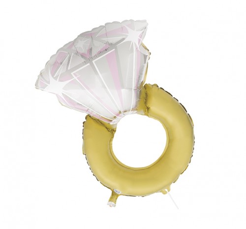 Jumbo Wedding Ring 32" Foil Balloon 