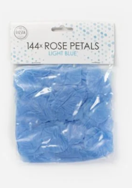 Rose Petals Light Blue 144ct