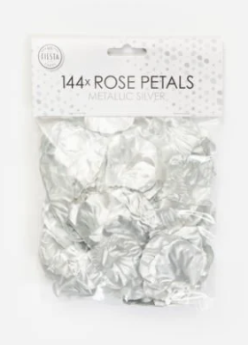 Rose Petals Metallic Silver 144ct