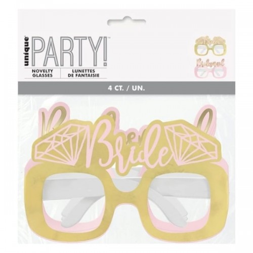 Bride To Be Novelty Glasses 4ct.