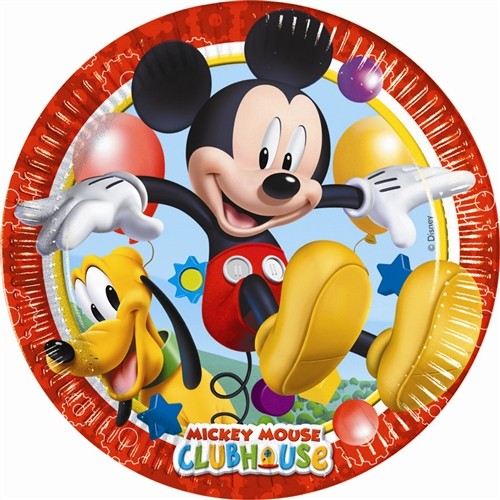 Playful Mickey 9'' Plates 8CT
