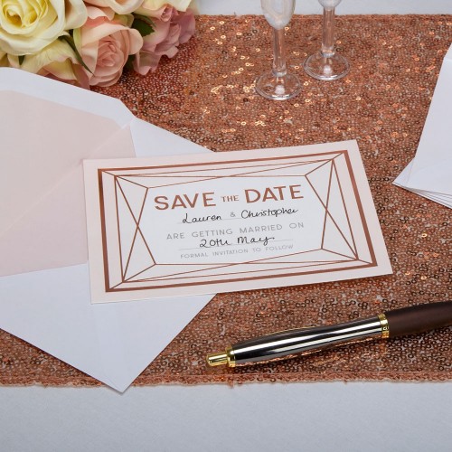 Geo Blush - Save the Day Cards with Envelopes 10ct