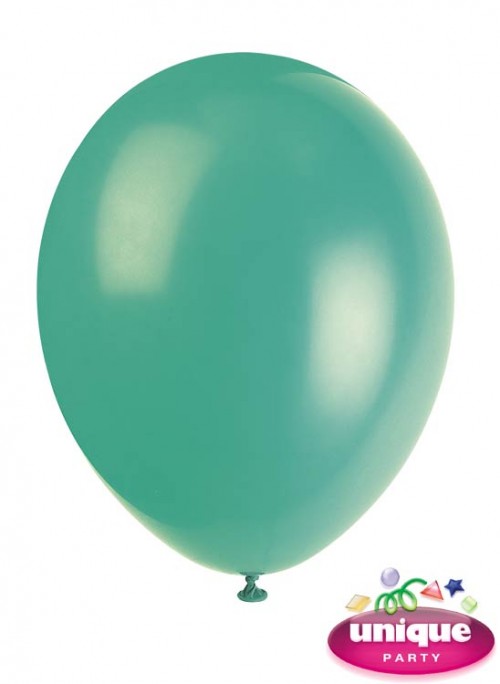 12" Fern Green Latex Balloons 10 CT.