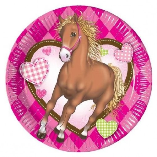 Sweet Horses 7" Plates 10ct