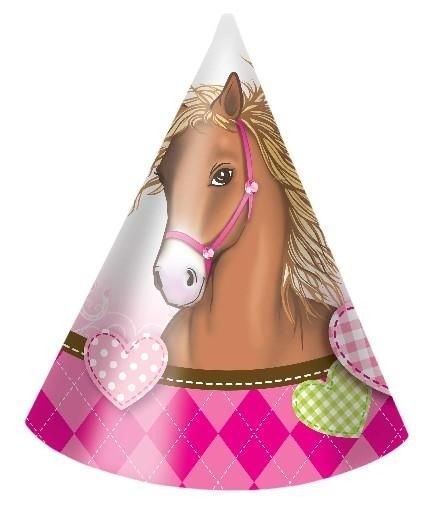 Sweet Horses Party Hats 6ct