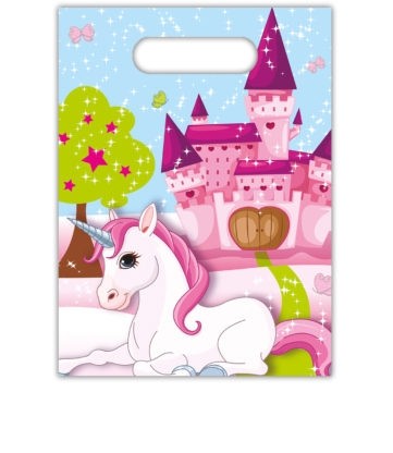 Pink Unicorn Party Bags 6ct