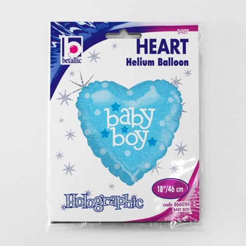 Baby Heart Boy 18" Foil Balloon