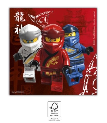 Lego Ninjago Napkins 20ct