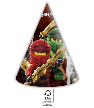 Lego Ninjago Party Hats 6ct