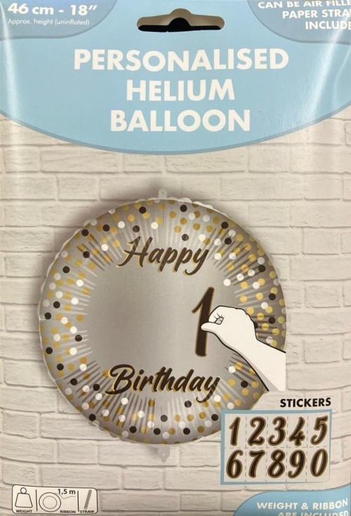 Personalised Helium 18" Foil Balloon 