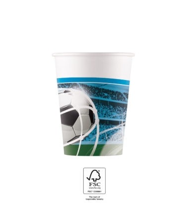 Soccer Fans Paper Cups 200ml 8ct
