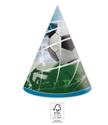 Soccer Fans Party Hats 6ct