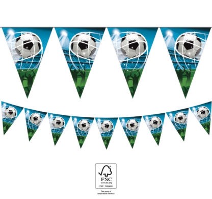 Soccer Fans Flag Banner 1ct