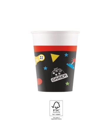 Gaming Party Paper Cups 200ml 8ct