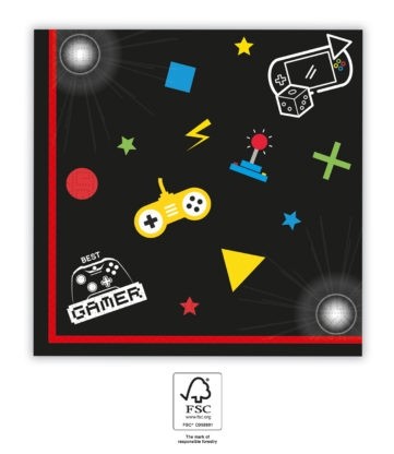 Gaming Party Napkins 20ct